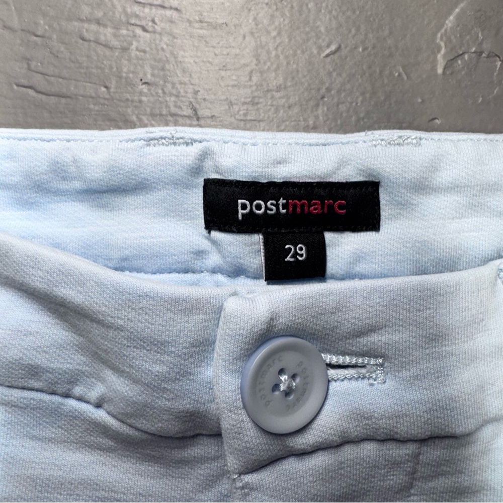 Postmarc Baby Blue Men’s Shorts - Picture 2 of 4